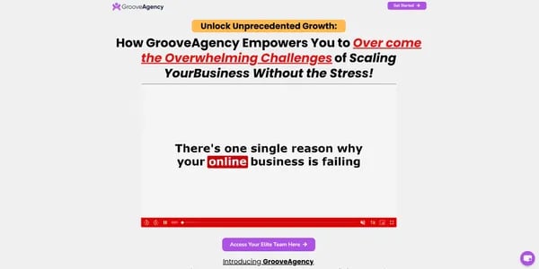 GrooveAgency: Simplifying Digital Growth & Sales Funnels Cover